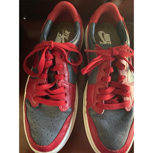 Nike Air Jordan 1 Elevate Low Dark Grey/Varsity Red UNLV Theme Sneakers Size 7 - Picture 2 of 13